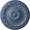 Ekena Millwork Flower Spiral Ceiling Medallion (Fits Canopies up to 2"), 12 1/4"OD x 2 1/4"P, Americana Crackle CM12FLAMC - alternate 1